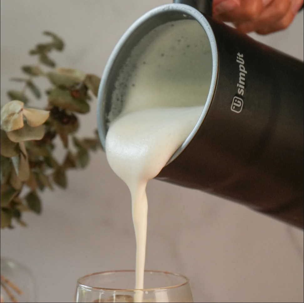Espumador de Leche 4 en 1 Negro