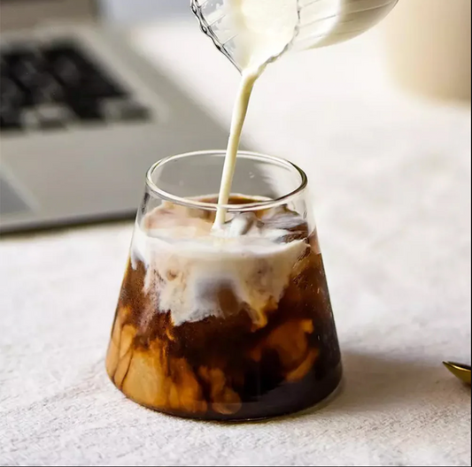 Set 2 Vasos de Vidrio Estilo Japonés 320 ml