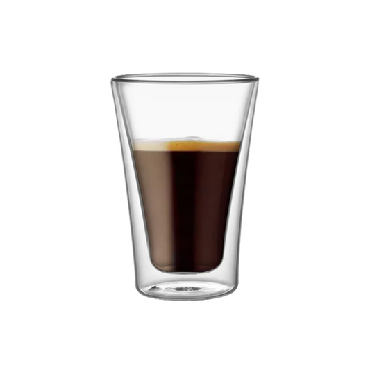 Set 2 Vasos Vidrio Doble Pared 400 ml