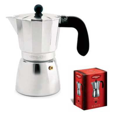Cafetera italiana Alu 3 tazas