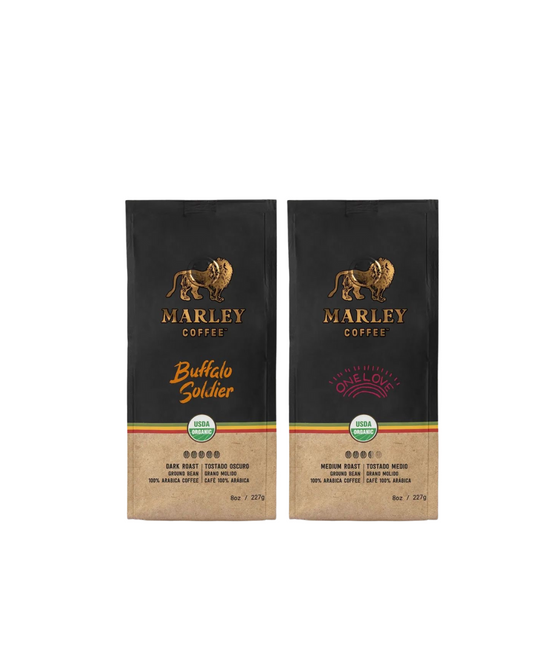 Pack molido Marley Coffee: Buffalo Soldier + One love