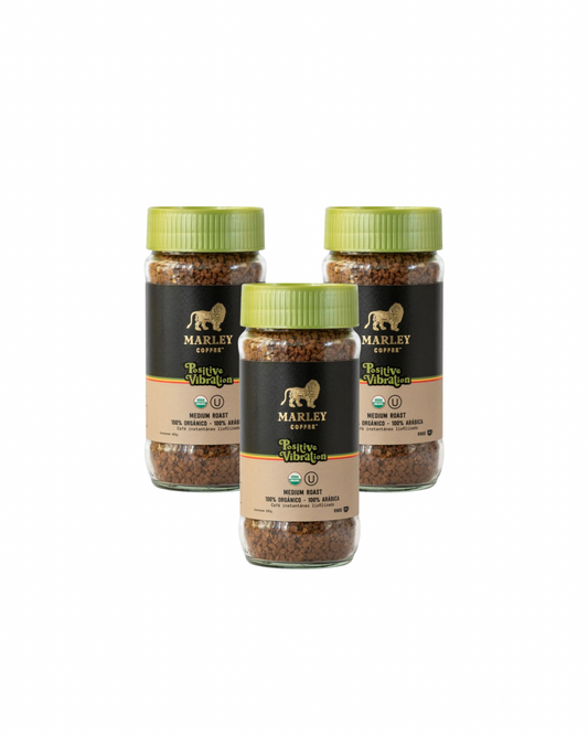 Pack de 3 Café Orgánico Liofilizado Positive Vibration 100g
